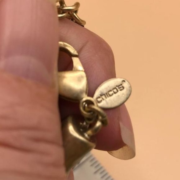 Chico's Black & Antique Gold-Tone Dangles Necklace - Picture 8 of 8